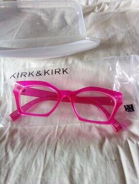 Kirk & Kirk Jane K21 Fuchsia Cat Eye Eyeglasses 52mm